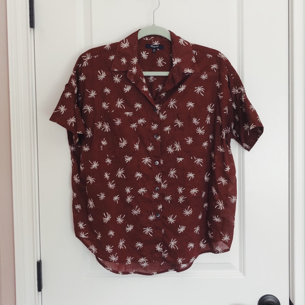 Madewell Palm Tree Courier Shirt